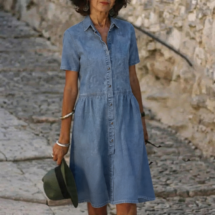 Emma | Robe en jean au quotidien