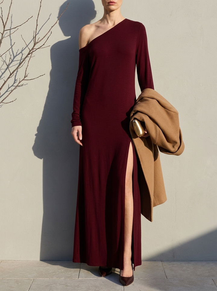 Elva | Robe asymétrique à une épaule