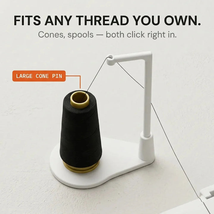 Threadly – Vertical Thread Spool Holder for Home Sewing Machines (2pcs)