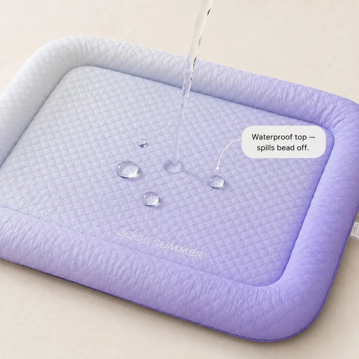 PawChill – Cooling Mat for Dogs with Pillow Edge and Non-Slip Base