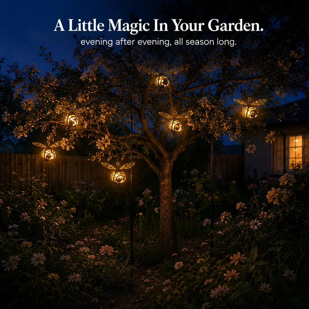 Beeloom – Solar Hanging Bee Lamp for Garden