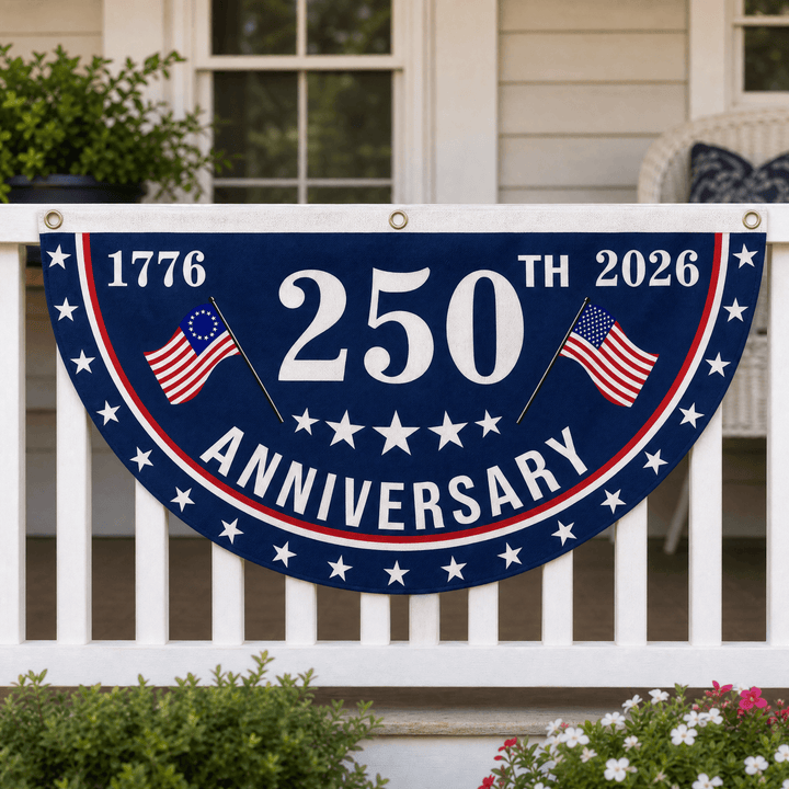 Libertara - 250th Anniversary America Fan Flag