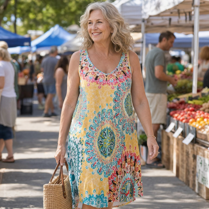 Solenya – Flowy A-Line Sundress