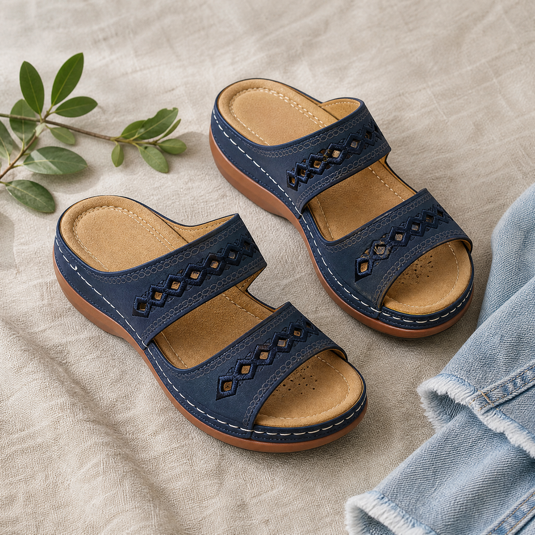 Comfort Lift Orthopedic Wedge Sandals for All-Day Walking