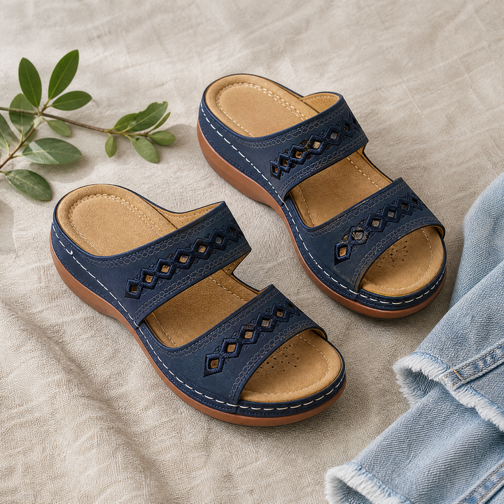 Comfort Lift Orthopedic Wedge Sandals for All-Day Walking