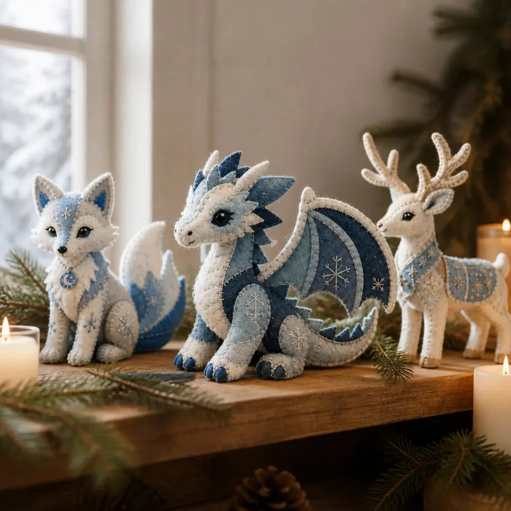Stitchling – Winter Guardian DIY Felt Sewing Kit for Beginners