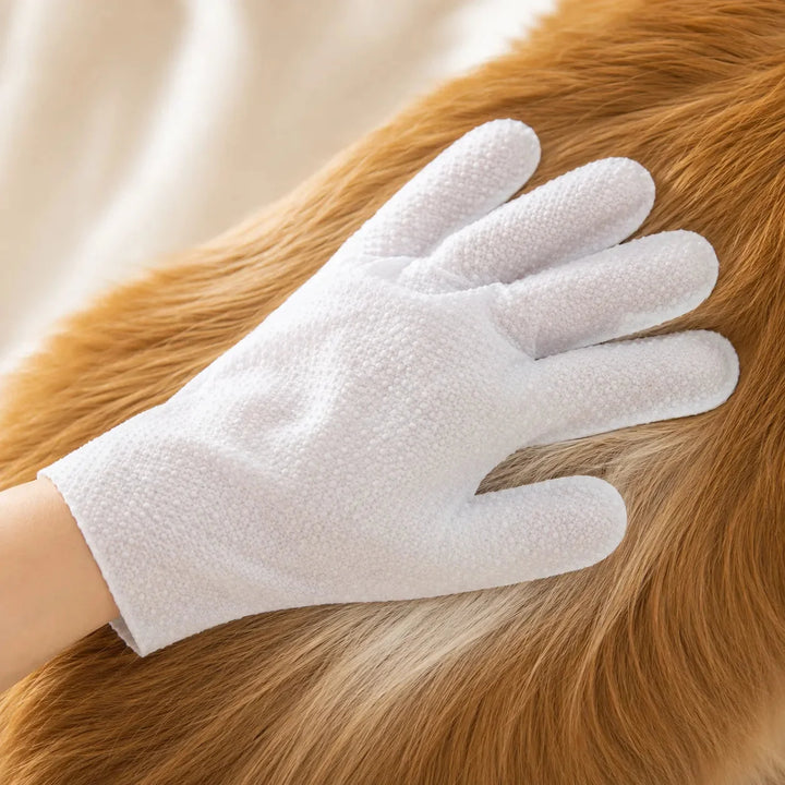 Pawmi – No-Rinse Pet Glove Wipes for Cats &amp; Dogs, 6-Pack