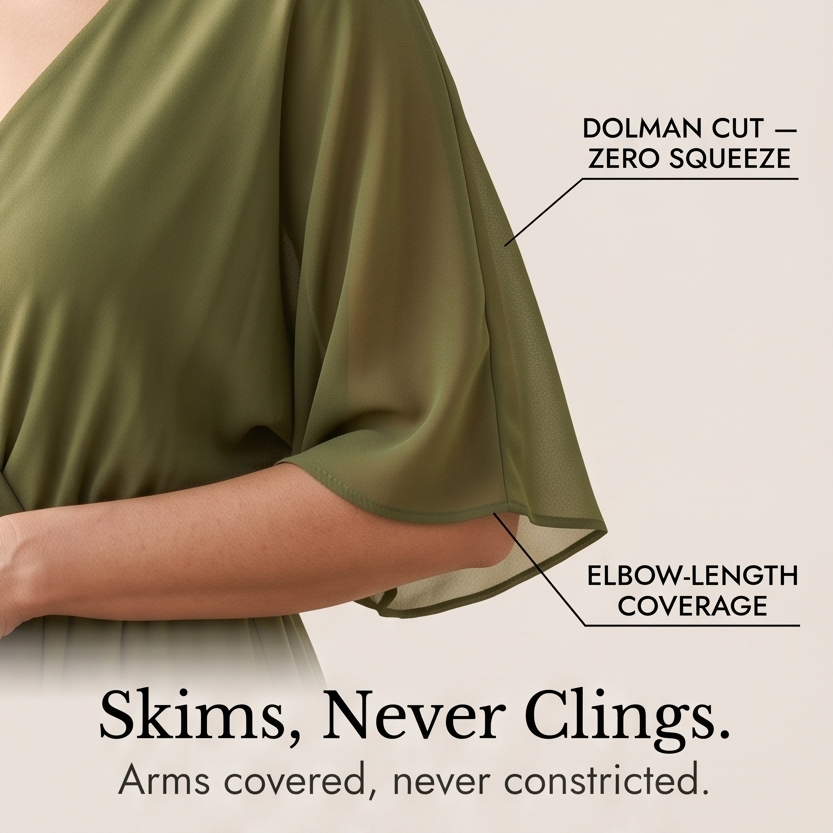 Mirabelle – Flowing V-Neck Midi Dress