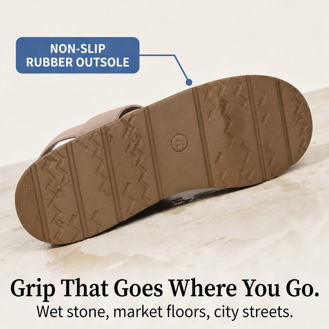 Mirelle – Stretch Strap Walking Sandals