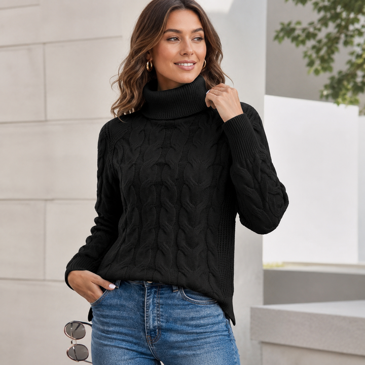 ELLA - Long Sleeve High Neck Jumper