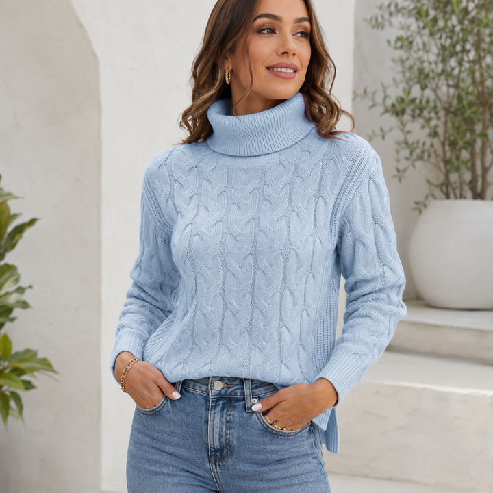 ELLA - Long Sleeve High Neck Jumper