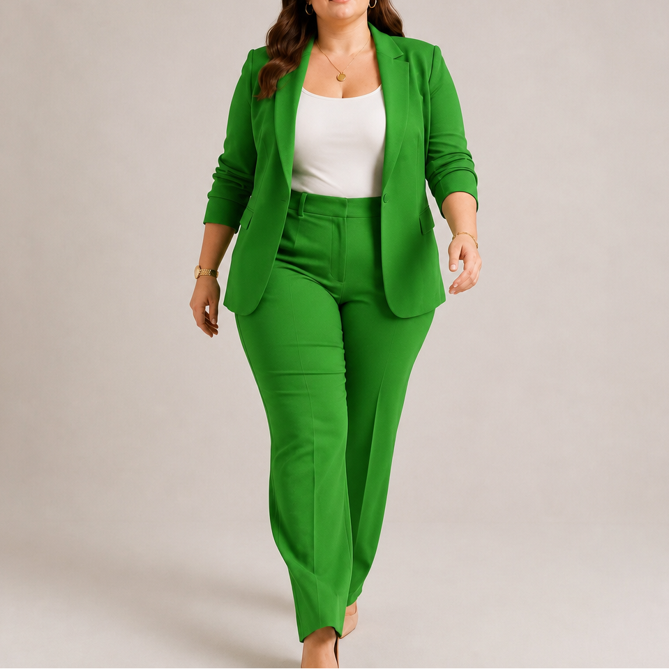 Tailorra – 3D Jacquard Blazer And Trouser Set