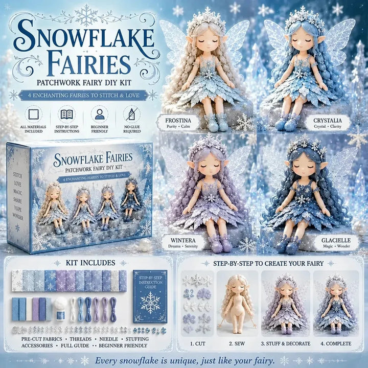Fabellyn – Handmade Fairy Sewing Kit with Pre-Cut Fabric
