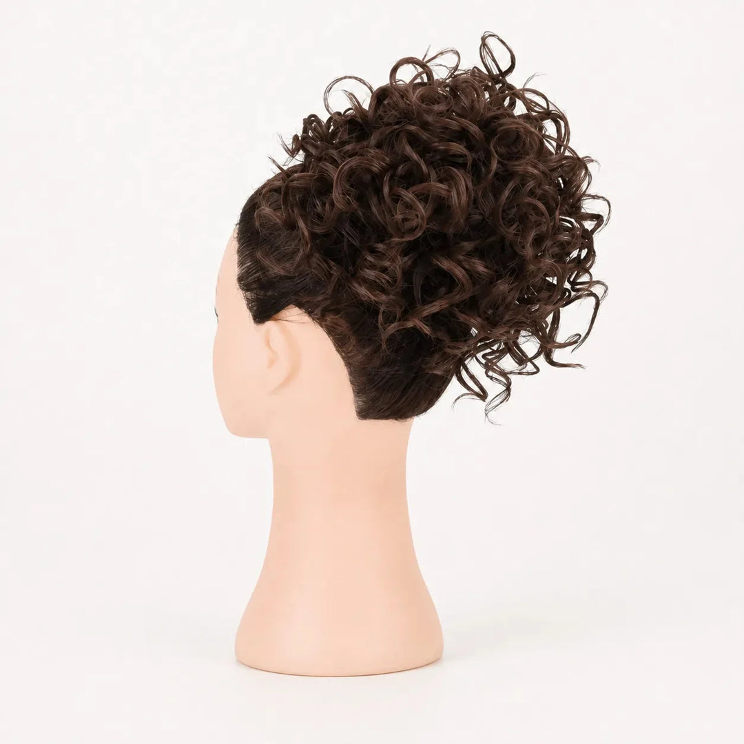 Curlova – Curly Drawstring Bun Hair Extension