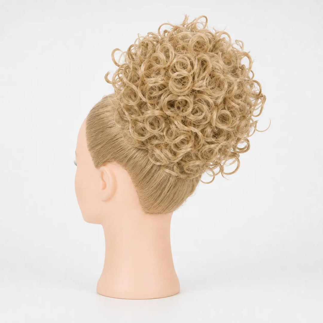 Curlova – Curly Drawstring Bun Hair Extension