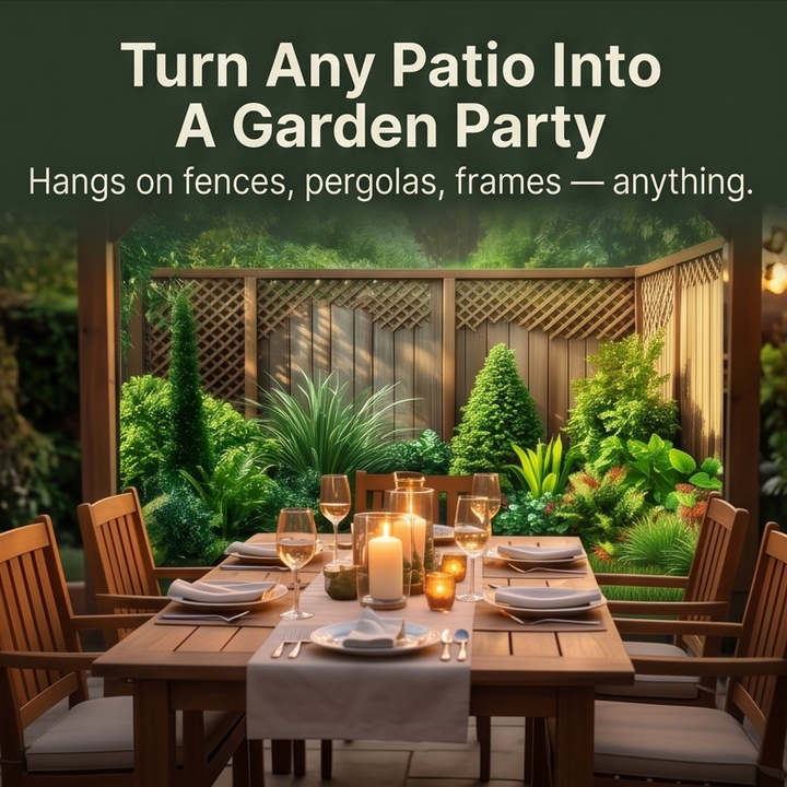 Verdara – Lush Garden Backdrop Banner